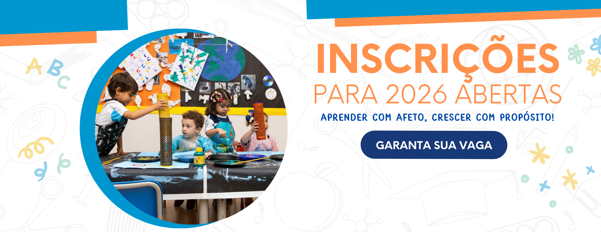 Inscrições para 2026 abertas